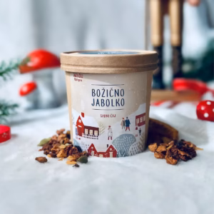 Jazbičaj Božično jabolko sadni čaj zimska ponudba