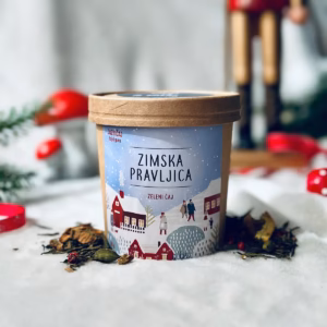 Jazbičaj Zimska pravljica zeleniu čaj zimska ponudba