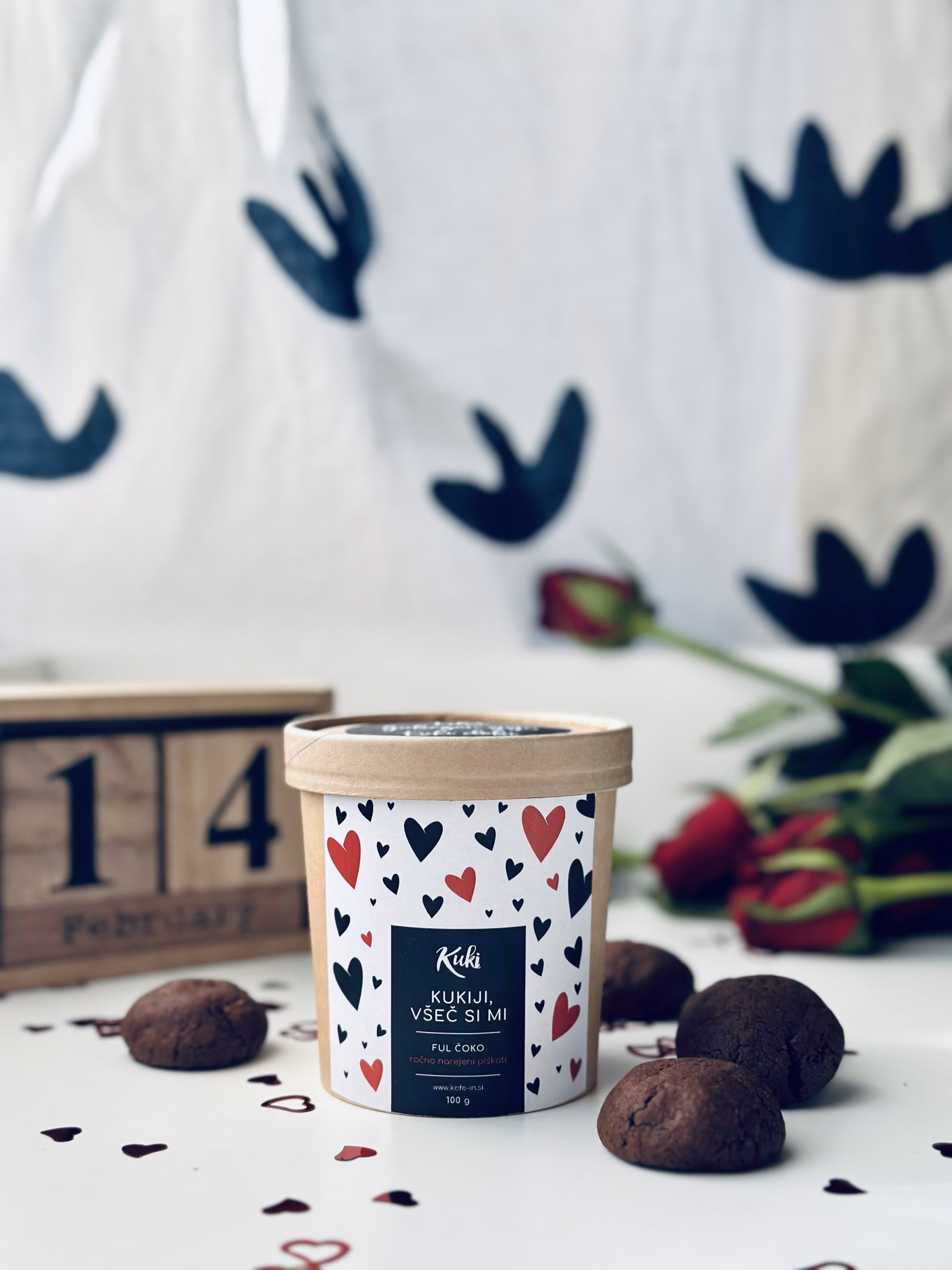 KUKIji »Všeč si mi« – piškoti Ful Čoko v lončku (100 g)