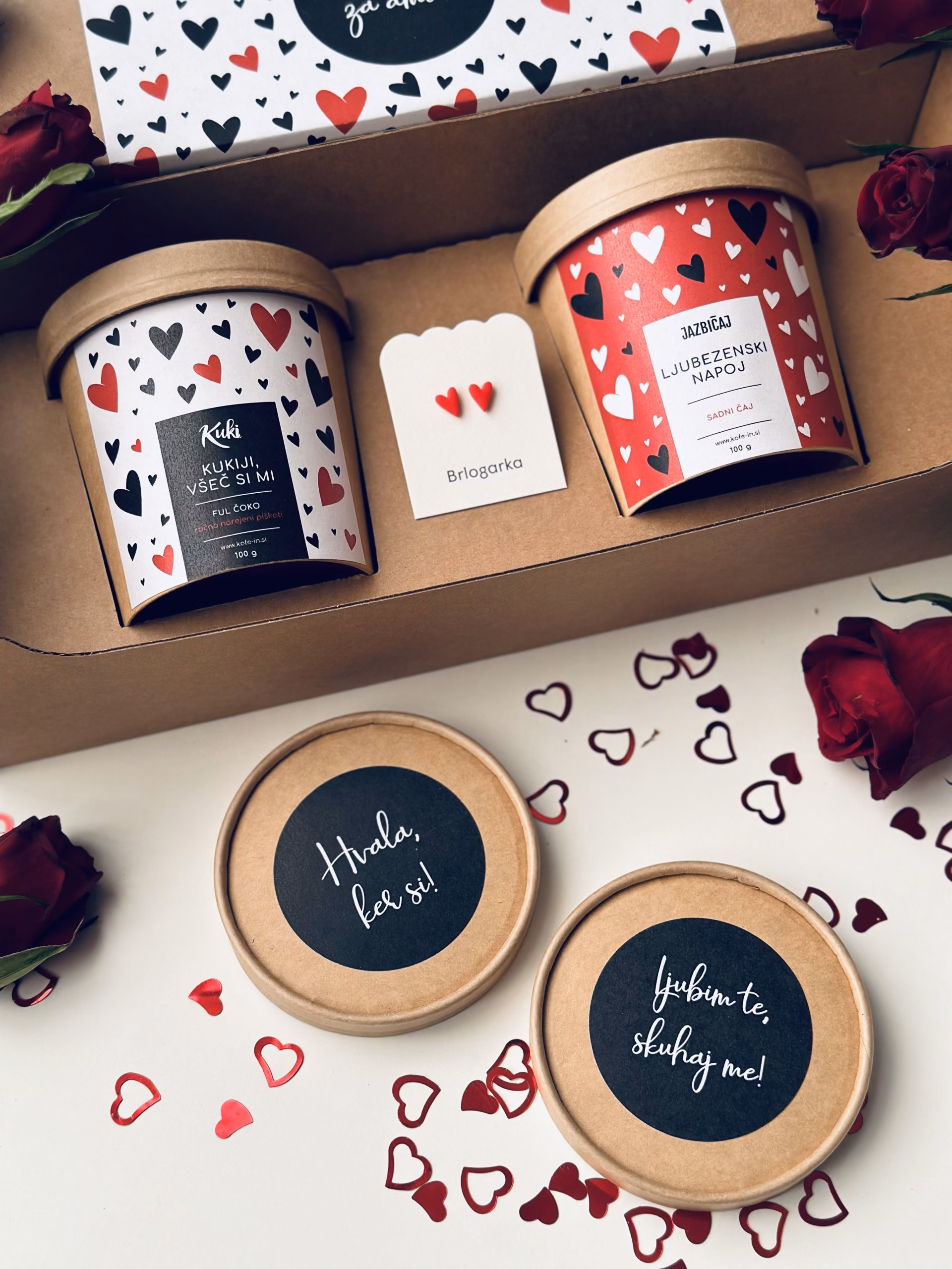 Darilni paket fina Valentina v darilni škatli - slika 4