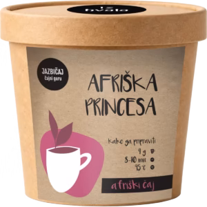 Jazbičaj Afriška princesa rooibos čaj