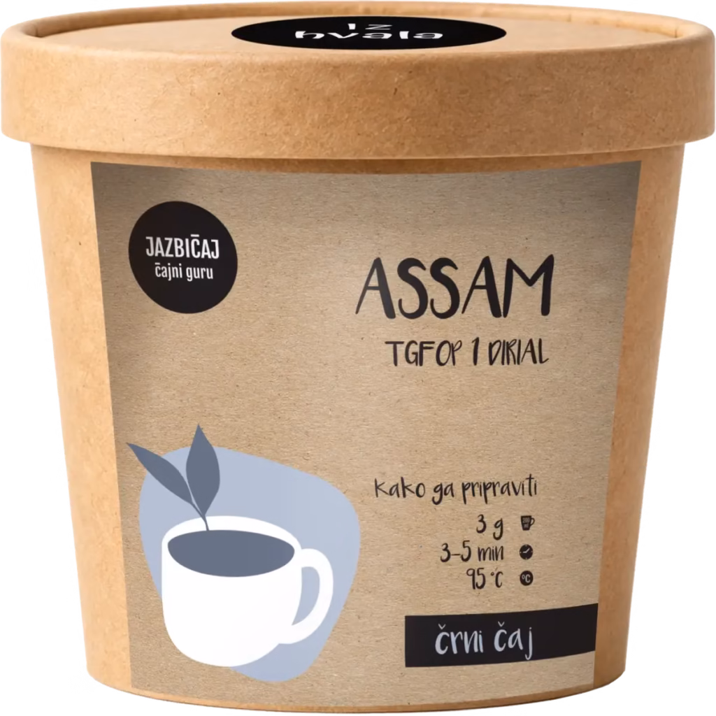 Jazbičaj Assam črni čaj