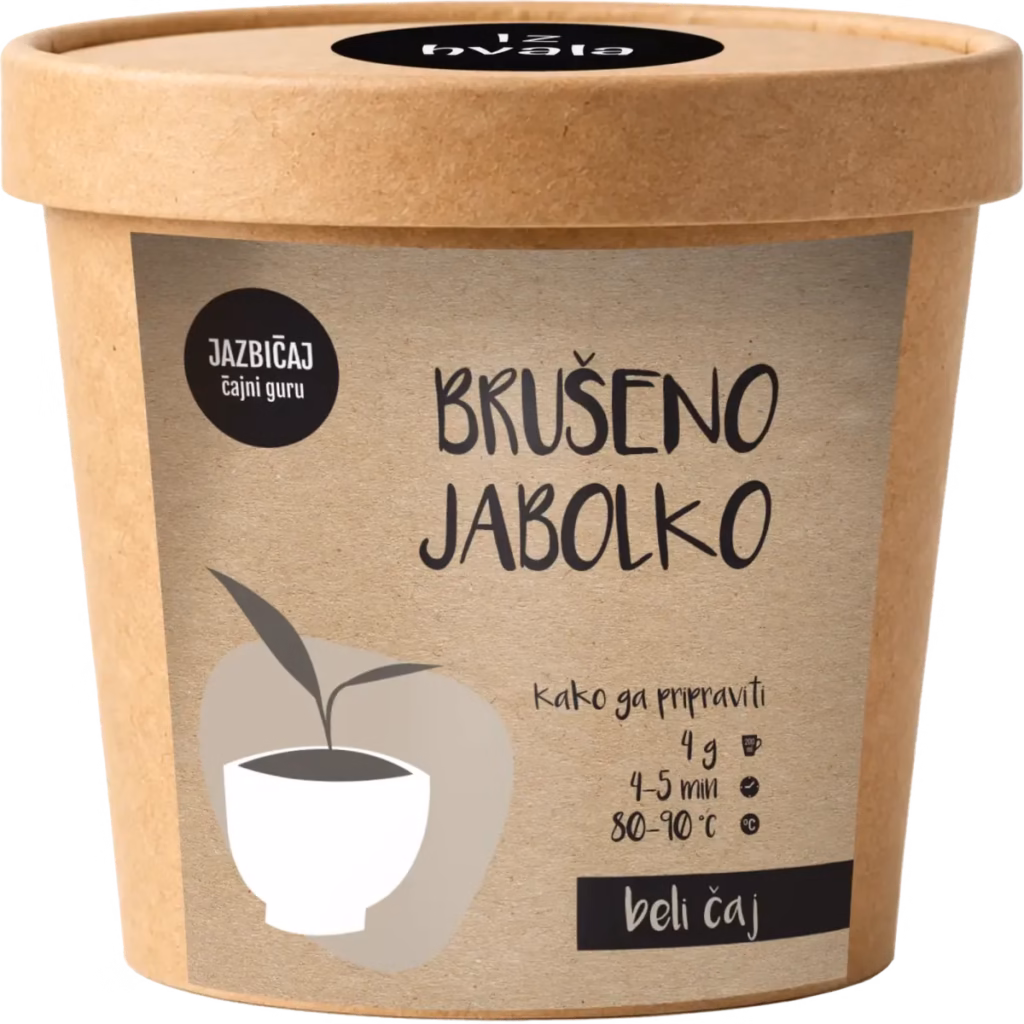 Jazbičaj Brušeno Jabolko beli čaj