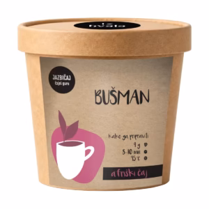 Lonček Jazbičaj rooibos čaja Bušman