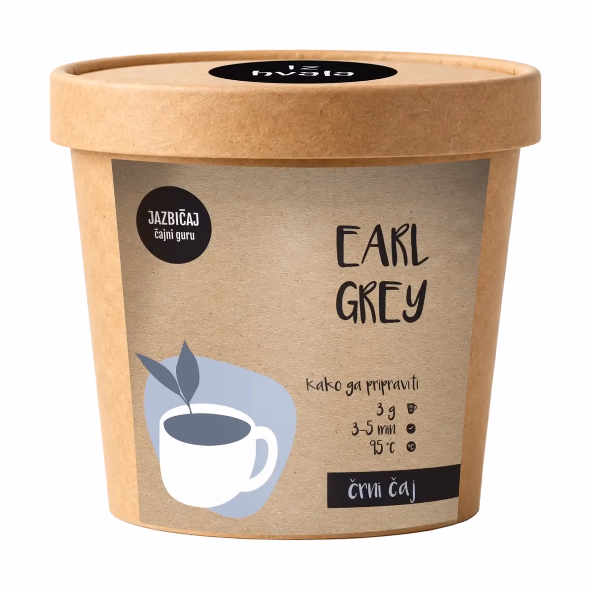 Lonček Jazbičaj črnega čaja Earl Grey