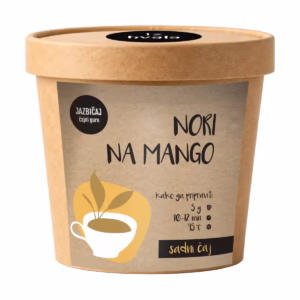 Lonček Jazbičaj sadnega čaja Nori na mango