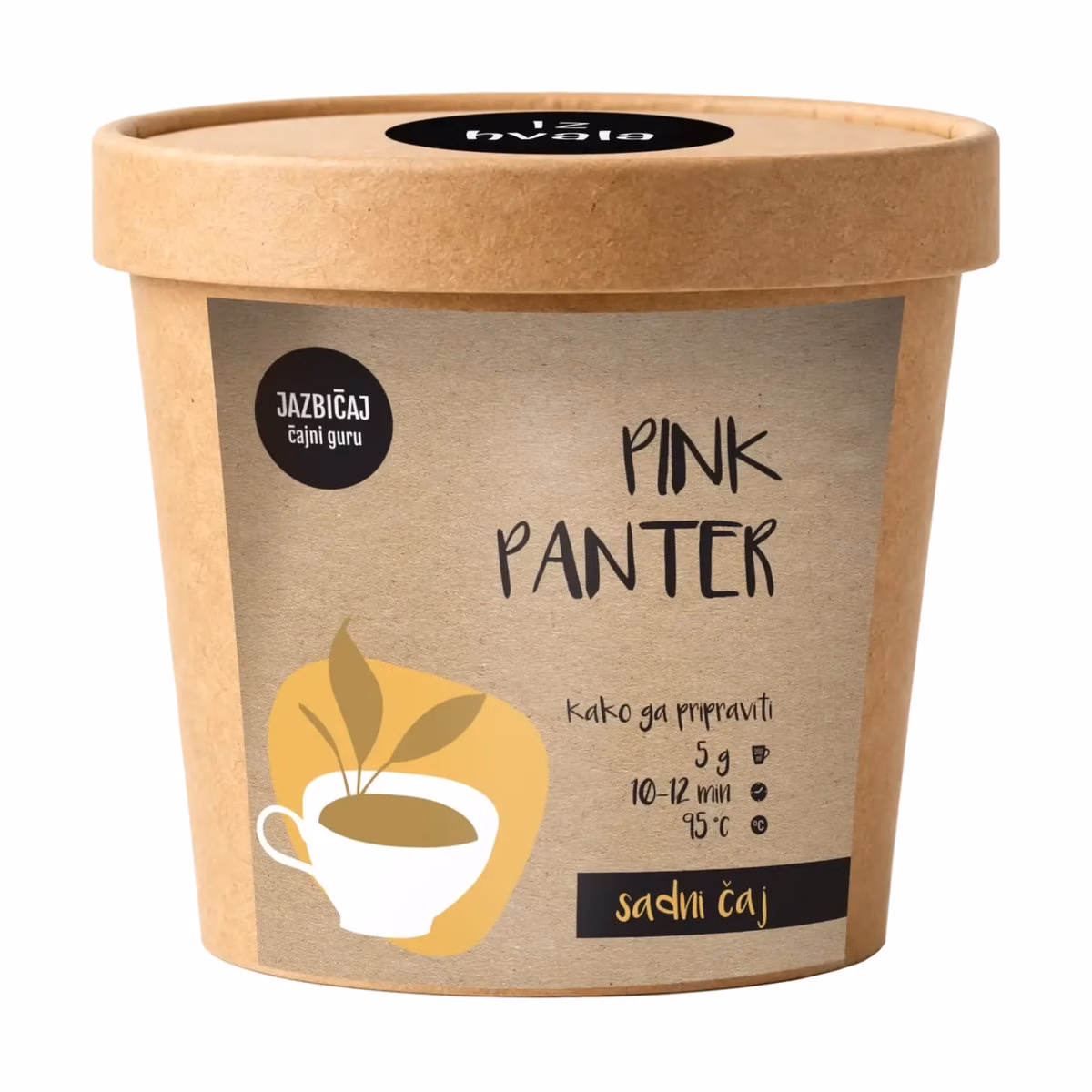 Lonček jazbičaj sadnega čaja Pink panter