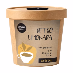 Lonček Jazbičaj sadnega čaja Retro limonada