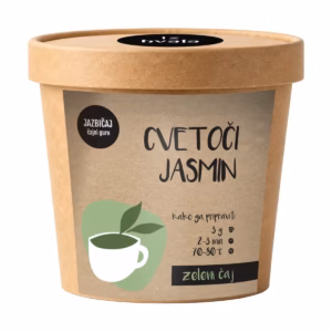 Lonček Jazbičaj zelenega čaja Cvetoči jasmin