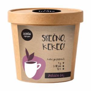 Lonček Jazbičaj zeliščnega čaja Srečno kekec