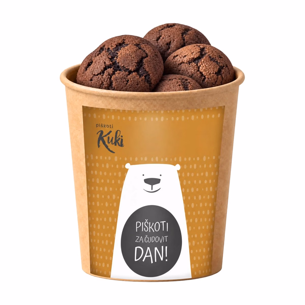 Kuki Ful Čoko – piškoti v lončku, 300 g.