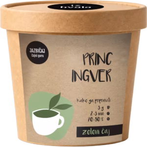 Jazbičaj Princ ingver zeleni čaj